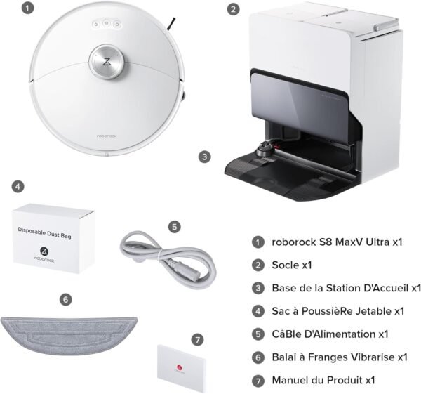 Robot aspirapolvere Roborock S8 MaxV Ultra
