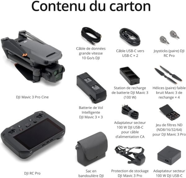 DJI Mavic 3 Pro Cine con DJI RC Pro